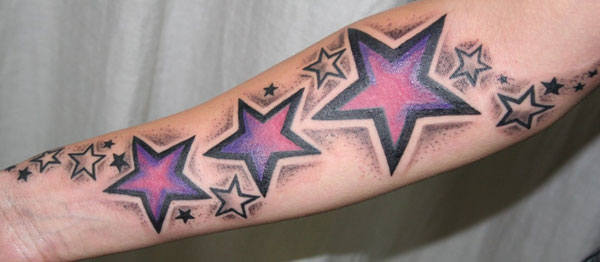 Hviezdny tetovací obal