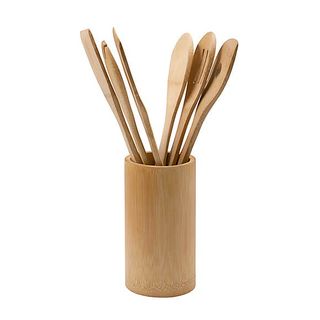 Set de ustensile Dunelm Bamboo cu oala