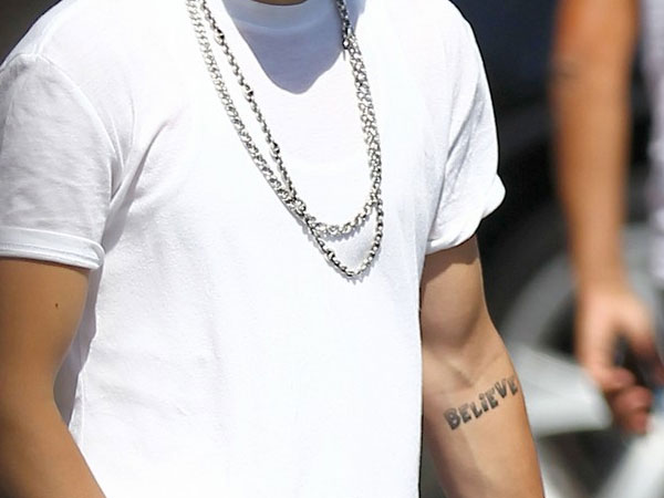Tatuaj Bieber pozitiv