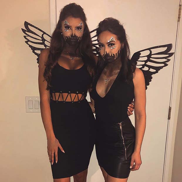 Kostýmy Halloween Dark Angels College
