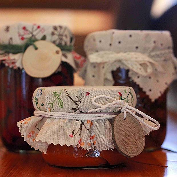 Domače marmelade za ideje za božična darila DIY
