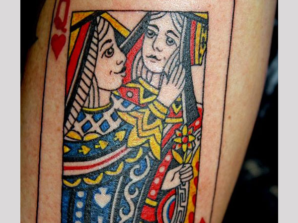Dve kráľovné tetovanie