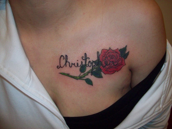 Ljubljena tradicionalna tetovaža vrtnic