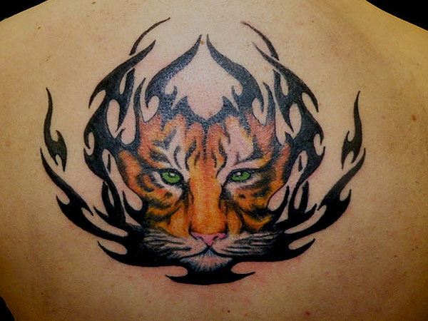 Umetniška tetovaža tigra