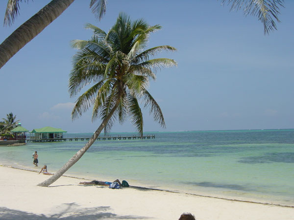 Tropska plaža Belize