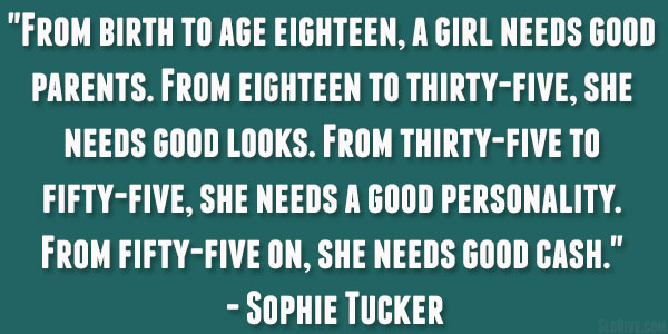 Citat Sophie Tucker