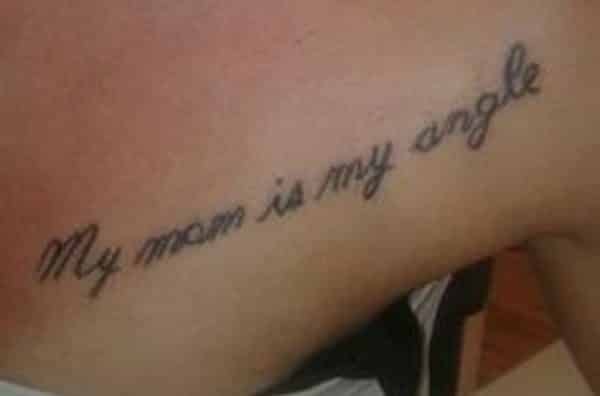 nesprávne napísané tetovanie
