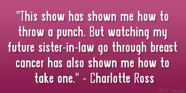 Citát Charlotte Rossovej