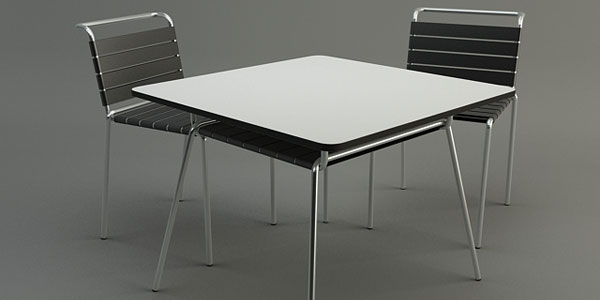 Kako modelirati mizo in stol s 3ds Max
