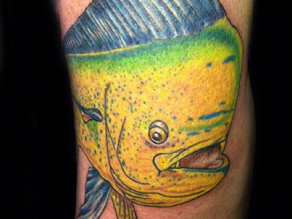 Ogromna tetovaža rib Dorado