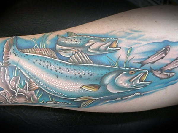 Dvojna tetovaža velikih rib