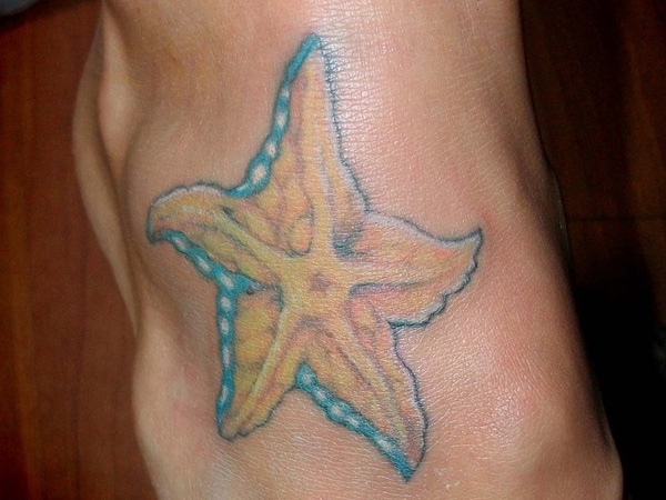 Rumena tetovaža zvezdnih rib