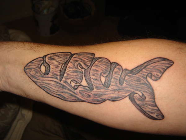 Fish Tattoo Jezusov slog