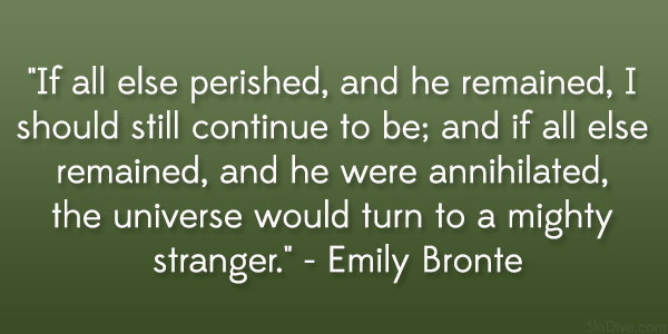 Citát Emily Bronteovej