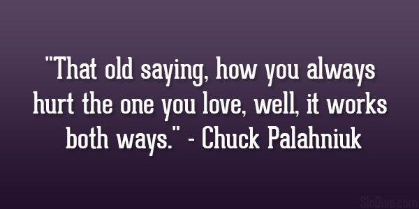 Citát Chucka Palahniuka