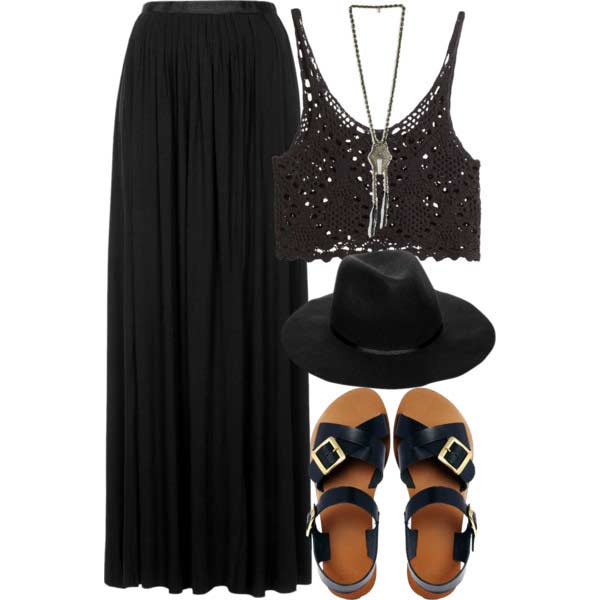 All Black Coachella Outfit Idea