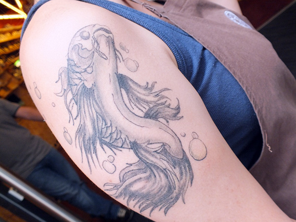 Tatuaj Bubble Fish