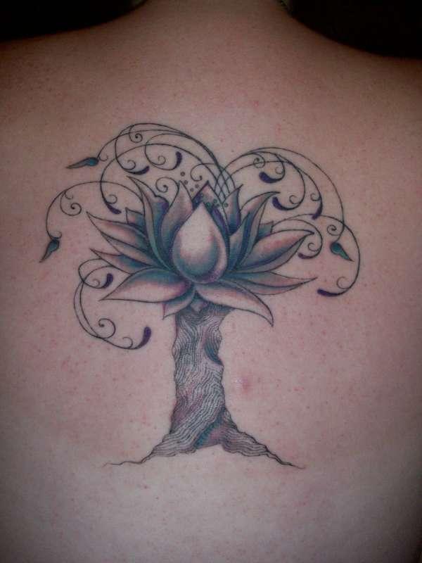 Vijolično lotosovo drevo
