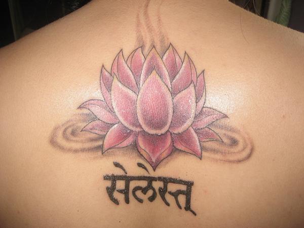Pink Lotus Tattoo
