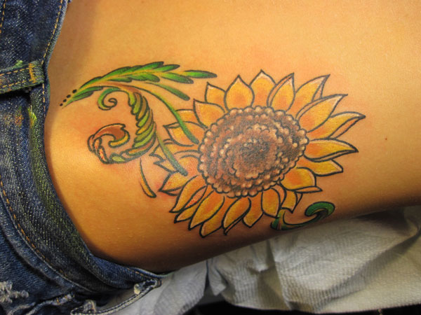 Moje slnečnicové tetovanie