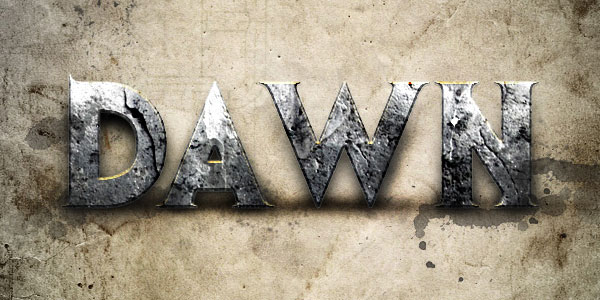 Navrhnite betónový textový efekt v štýle Dawn of War vo Photoshope