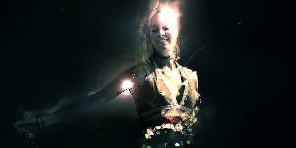Vytvorte vo Photoshope kryštalizovanú figúrku vodného dievčaťa s dezintegračným efektom