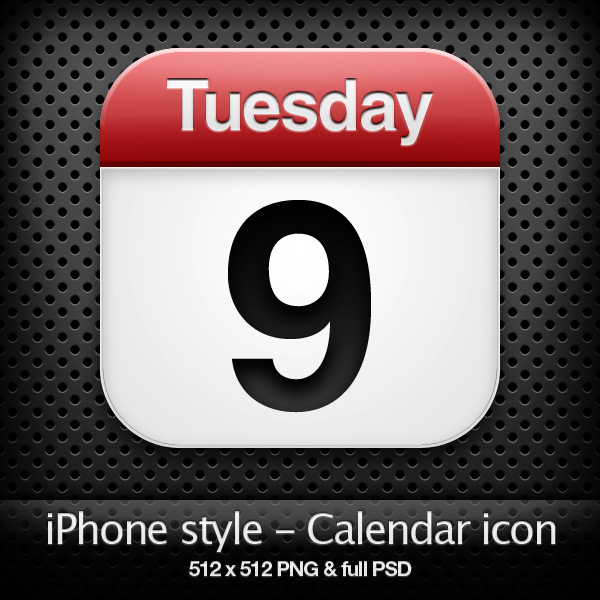 Pictogramă Iphone Calendar Calendar
