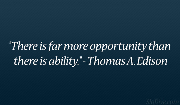 Thomas A. Edison Citat