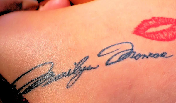 Tetovaža Marilyn