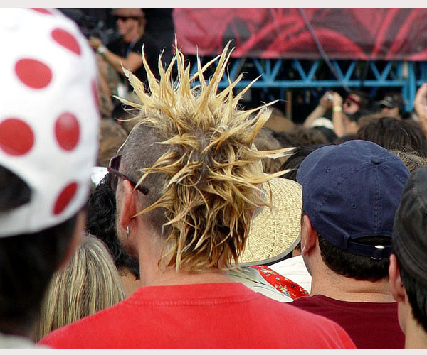 Crazy Spiked Mohawk