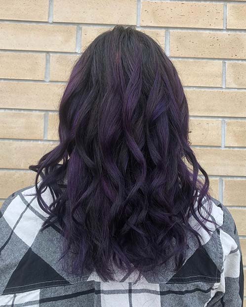 Komaj vijolični lasje