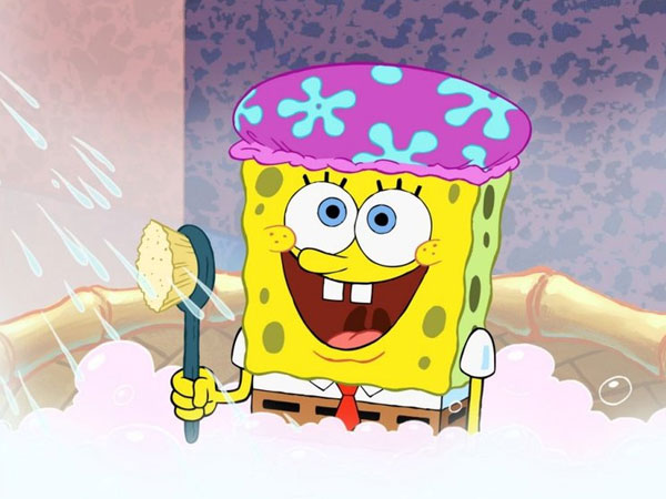 Ora de duș SpongeBob