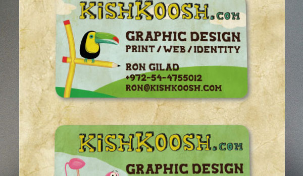 Kishkoosh.com Vizitky