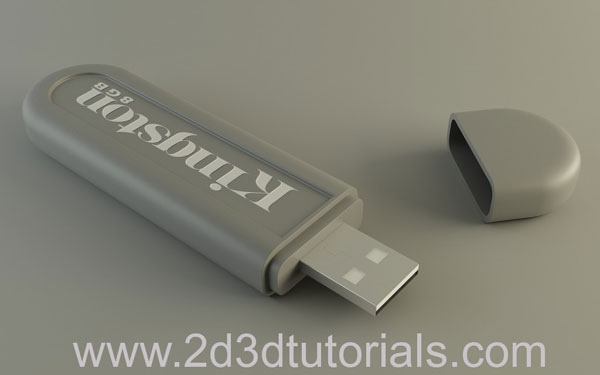 Kako modelirati pomnilniški ključ USB s 3ds Max