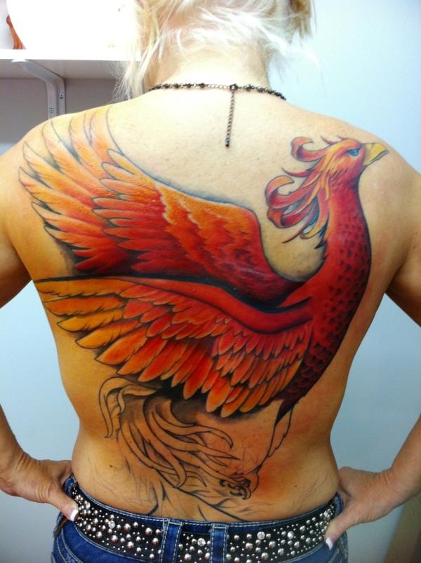 Tetovanie Phoenix Bird