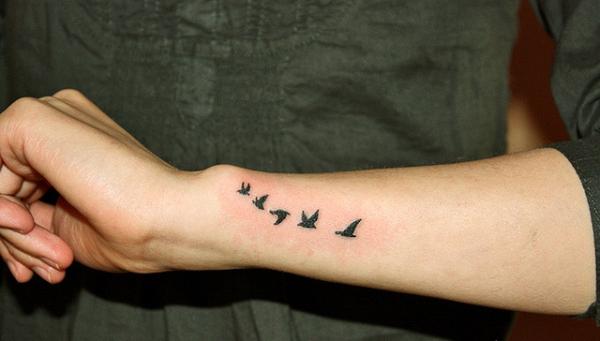 Tetovanie pre malé vtáky