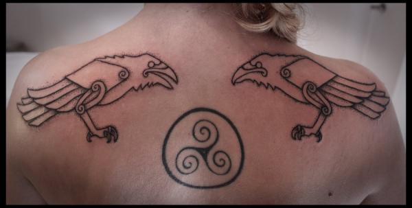 Severské havranie tetovanie