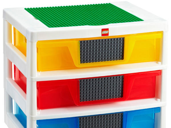 Depozitare Lego colorată