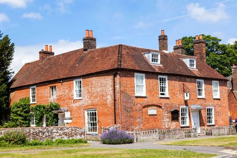 Anglia, Hampshire, Chawton, casa și muzeul lui Jane Austen