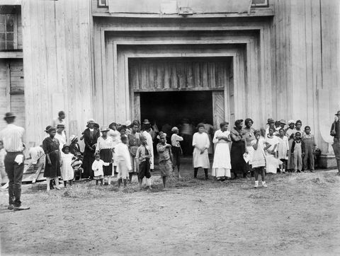 vstop v begunsko taborišče na sejemskih območjih po nemirih, Tulsa, Oklahoma, ZDA, ameriška nacionalna zbirka fotografij Rdečega križa, junij 1921